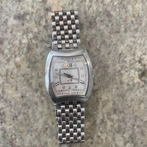 Bedat & Co silver watch with Diamond detail